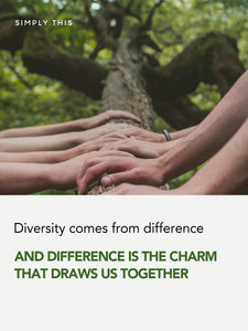 Diversity comes from difference